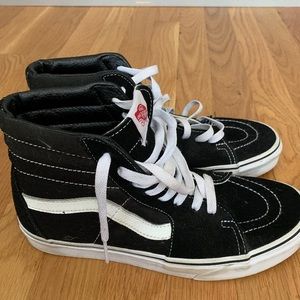 Black high top vans